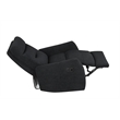 Glory Furniture Paterson Swivel Recliner in Black