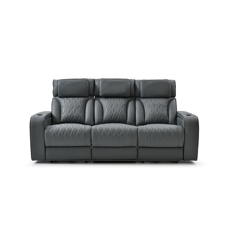 Glory Furniture Lumin Sofa in Gray
