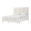 Glory Furniture Genoa King Bed in Sparkling White