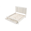 Glory Furniture Genoa King Bed in Sparkling White