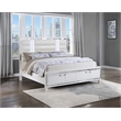 Glory Furniture Genoa King Bed in Sparkling White