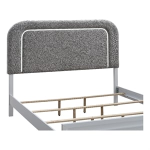 Glory Furniture Wave Full Bed in Dark Brown Wenge