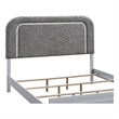 Glory Furniture Wave King Bed in Dark Brown Wenge