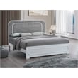 Glory Furniture Milan King Bed Gray Fabric