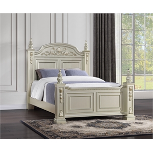 Glory Furniture Milan King Bed in White