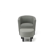 Glory Furniture Salem G00201-C Chair+Ottoman Gray