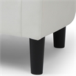 Glory Furniture Salem G00202-C Chair+Ottoman White