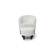 Glory Furniture Salem G00205-C Chair+Ottoman White
