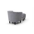 Glory Furniture Salem G00206-C Chair+Ottoman Gray