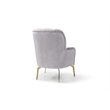 Glory Furniture Eaton G00244A-C Chair Shiny Silver