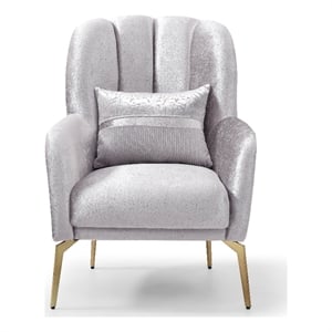 Glory Furniture Eaton G00244A-C Chair Shiny Silver