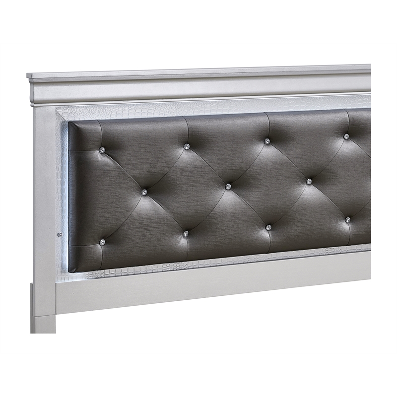 Glory Furniture Lorana G6500F-FSB Full Bed Silver Champagne