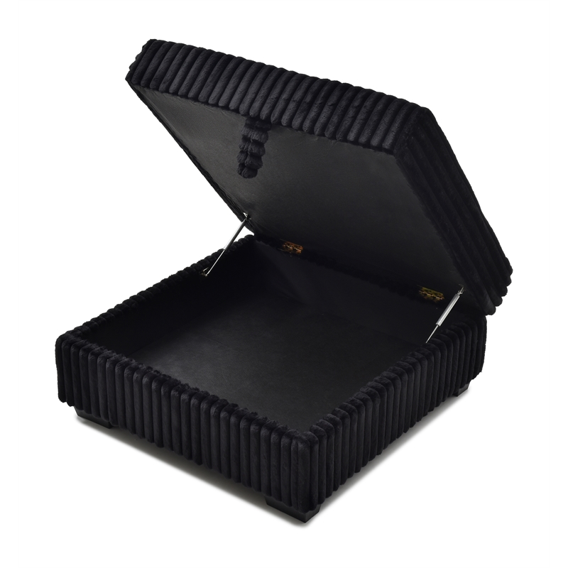 Glory Furniture Teddy G00183-O Ottoman BLACK