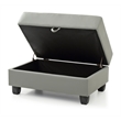 Glory Furniture Nyla G202-O Ottoman GRAY