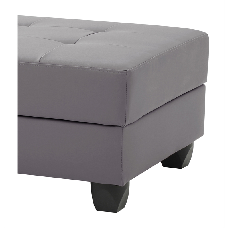 Glory Furniture Nyla G202-O Ottoman GRAY