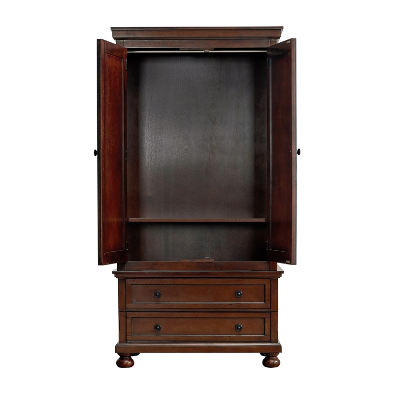Glory Furniture Meade G8910-A Armoire in Brown Cherry