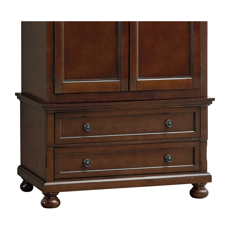 Glory Furniture Meade G8910-A Armoire in Brown Cherry