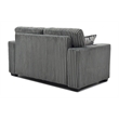Glory Furniture Teddy G00180A-L Loveseat GRAY Soft Chenille