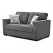 Glory Furniture Teddy G00180A-L Loveseat GRAY Soft Chenille