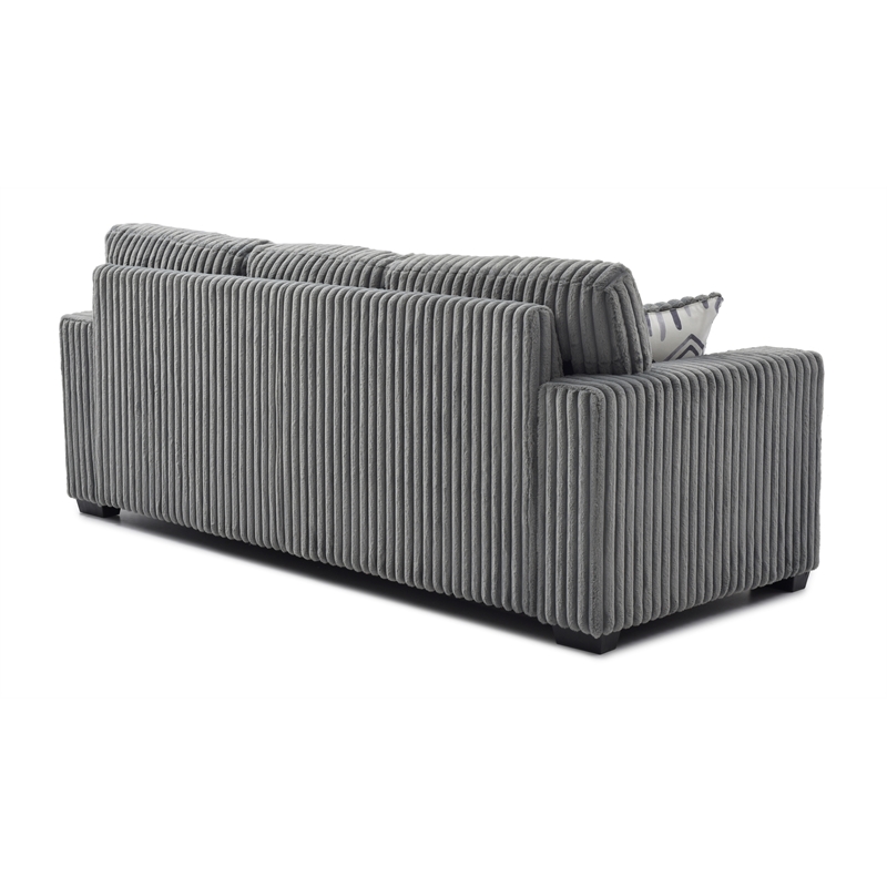Glory Furniture Teddy G00180A-S Sofa GRAY Soft Chenille