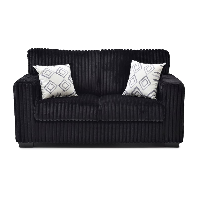 Glory Furniture Teddy G00183A-L Loveseat BLACK Chenille