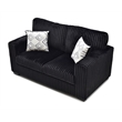 Glory Furniture Teddy G00183A-L Loveseat BLACK Chenille