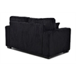 Glory Furniture Teddy G00183A-L Loveseat BLACK Chenille