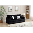 Glory Furniture Teddy G00183A-L Loveseat BLACK Chenille