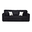 Glory Furniture Teddy G00183A-S Sofa Black Teddy Fabric