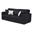 Glory Furniture Teddy G00183A-S Sofa Black Teddy Fabric