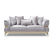 Glory Furniture Eaton G00244A-S Sofa Shiny Silver