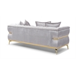 Glory Furniture Eaton G00244A-S Sofa Shiny Silver