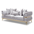 Glory Furniture Eaton G00244A-S Sofa Shiny Silver