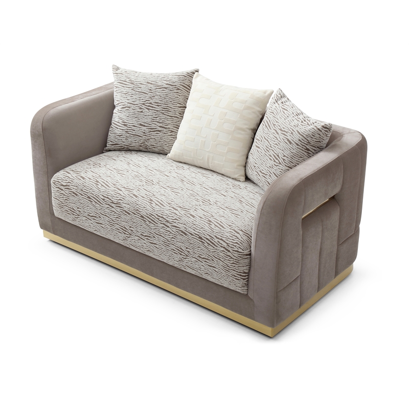 Glory Furniture Lexington G00280A-S Sofa Brown/Light Beige