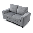 Glory Furniture Houston G00325A-L Loveseat Gray