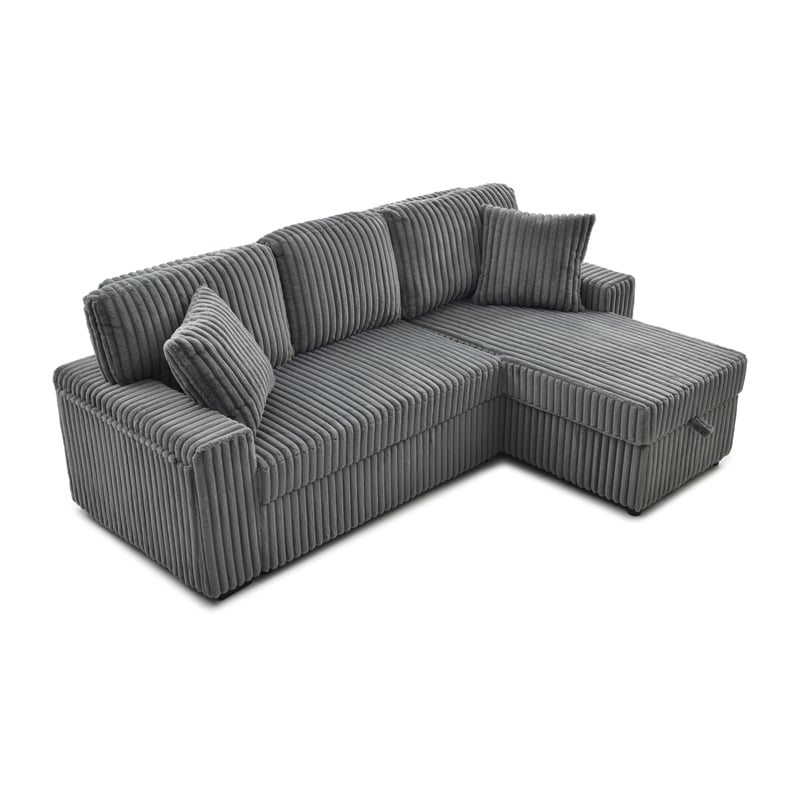Glory Furniture Connie G00400-SCH Sofa Bed Chaise Gray
