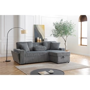 Glory Furniture Connie G00400-SCH Sofa Bed Chaise Gray