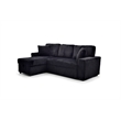 Glory Furniture Connie G00403-SCH Sofa Bed Chaise Black