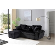 Glory Furniture Connie G00403-SCH Sofa Bed Chaise Black