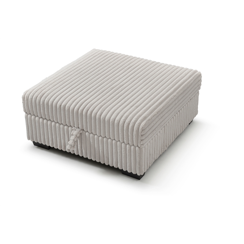 Glory Furniture Teddy G00187-O Ottoman IVORY