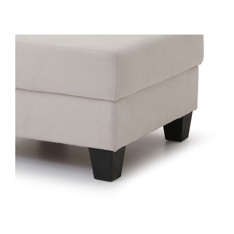 Glory Furniture Dallas G00758-O Ottoman Ivory