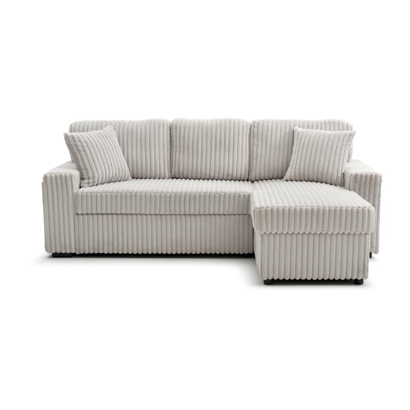 Glory Furniture Connie G00407-SCH Sofa Bed Chaise Ivory
