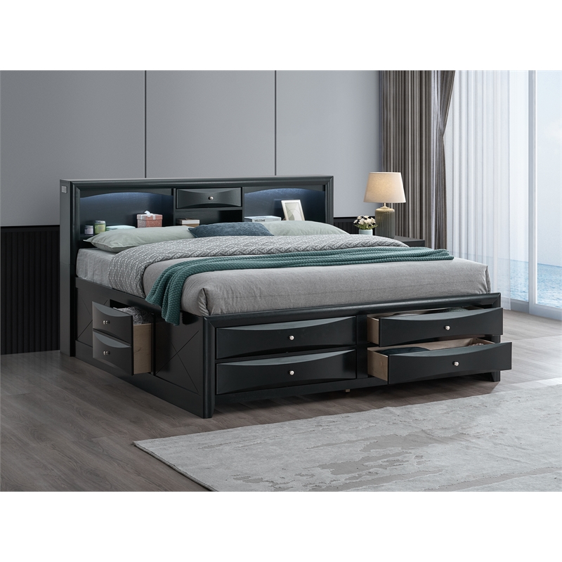 Glory Furniture Marilla G1500S-FSB7 Full Bed in Black