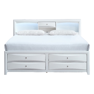 Glory Furniture Marilla G1570S-KSB7 King Bed in White