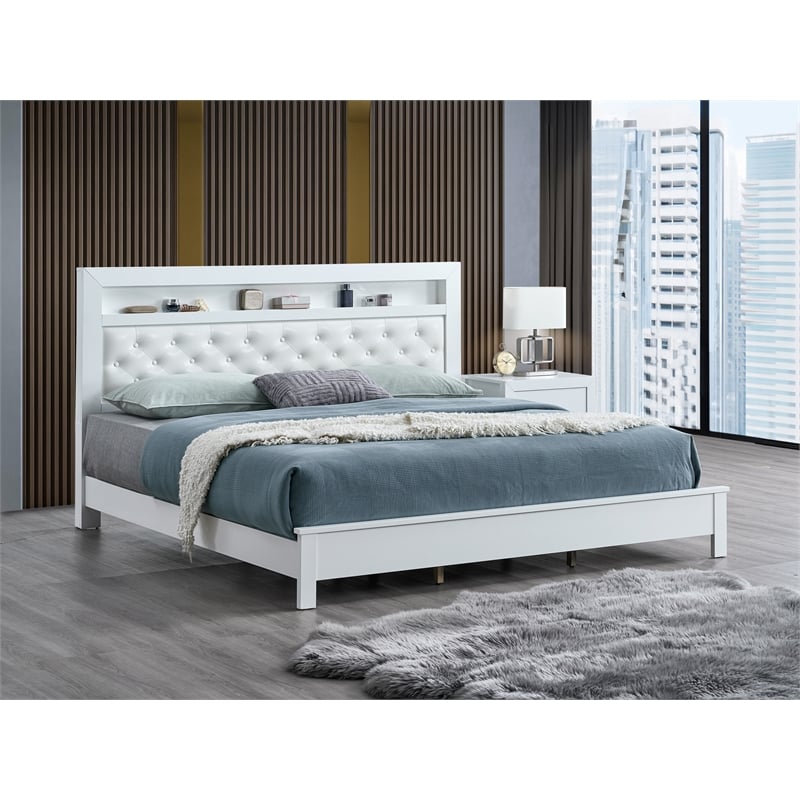 Glory Furniture Burlington G2490G-KB3 King Bed White