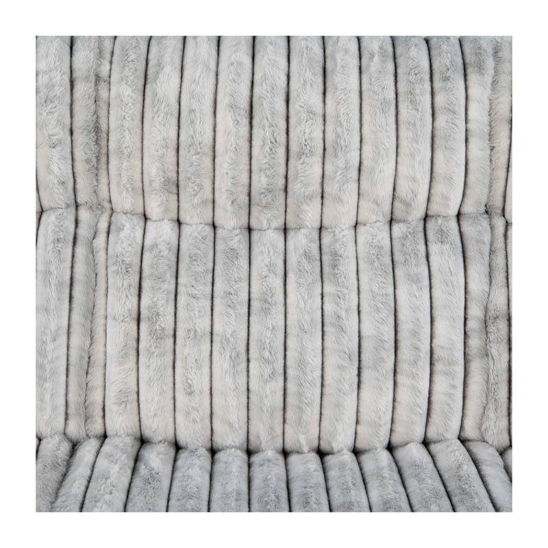 Glory Furniture Plush G00925A-RL Reclining Love seat Gray Teddy and Microsuede