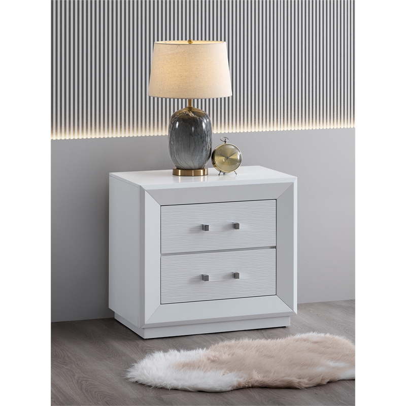 Glory Furniture Mars G001700-N NIGHTSTAND White
