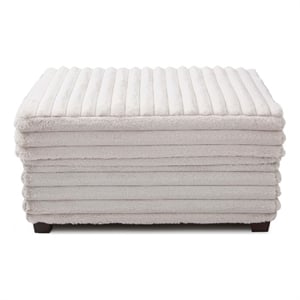 Glory Furniture Tampa G00337-O Ottoman Beige Teddy Fabric