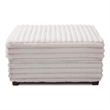Glory Furniture Tampa G00337-O Ottoman Beige Teddy Fabric