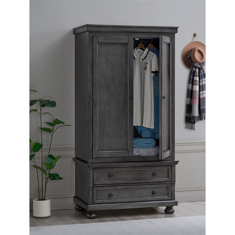 Glory Furniture Meade G8905-A  Armoire Gray  finish